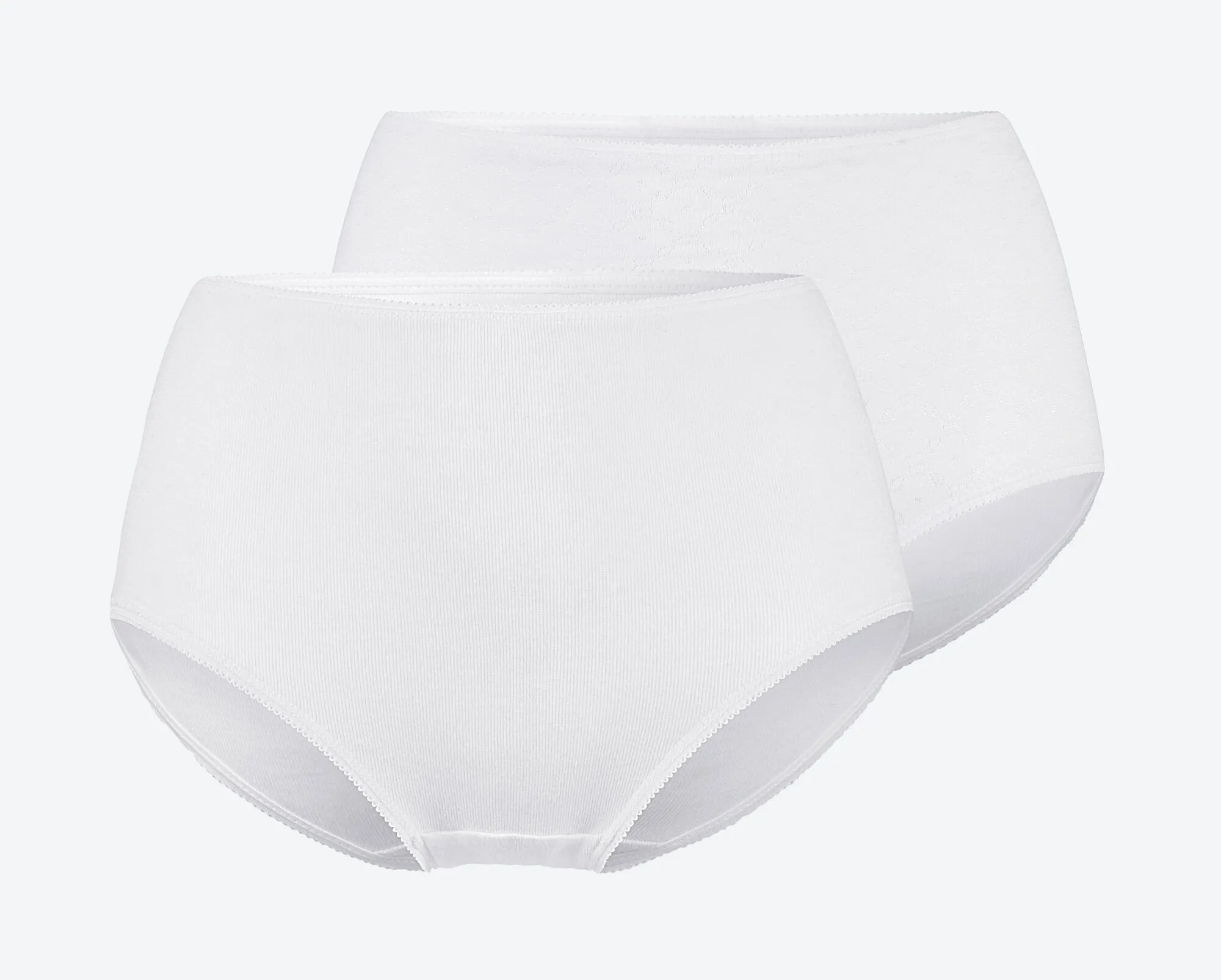 Damen-Taillenslip mit schickem Lochmuster, 2er-Pack