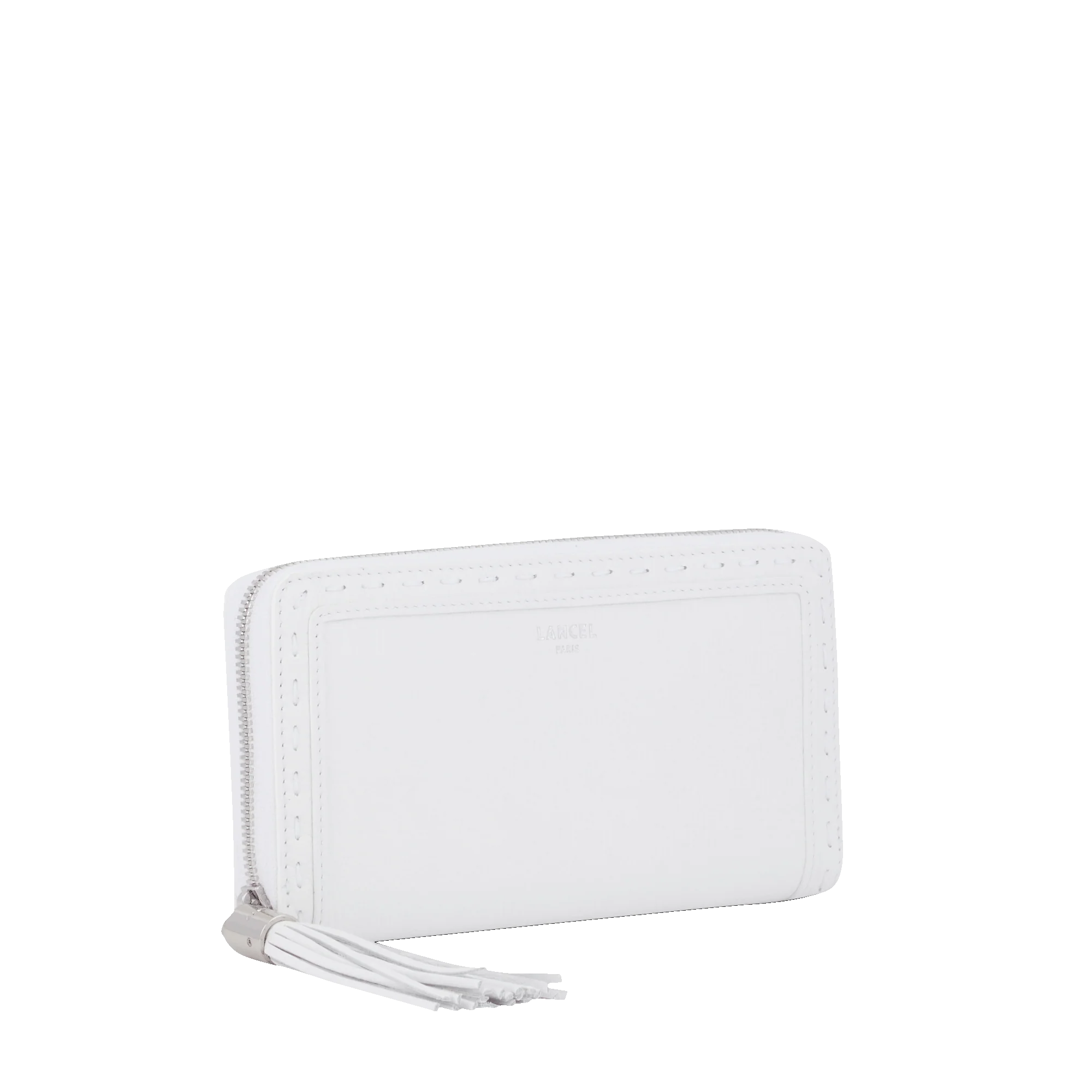 Portefeuille long zippé Premier Flirt de Lancel-Blanc optique