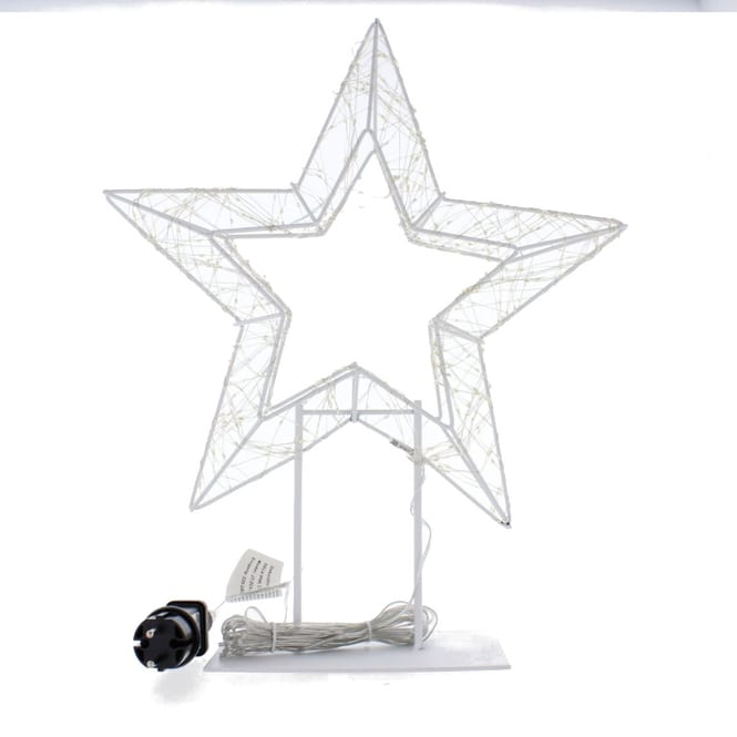 Stern mit LEDs - ca. 38 x 7,5 x 46 cm