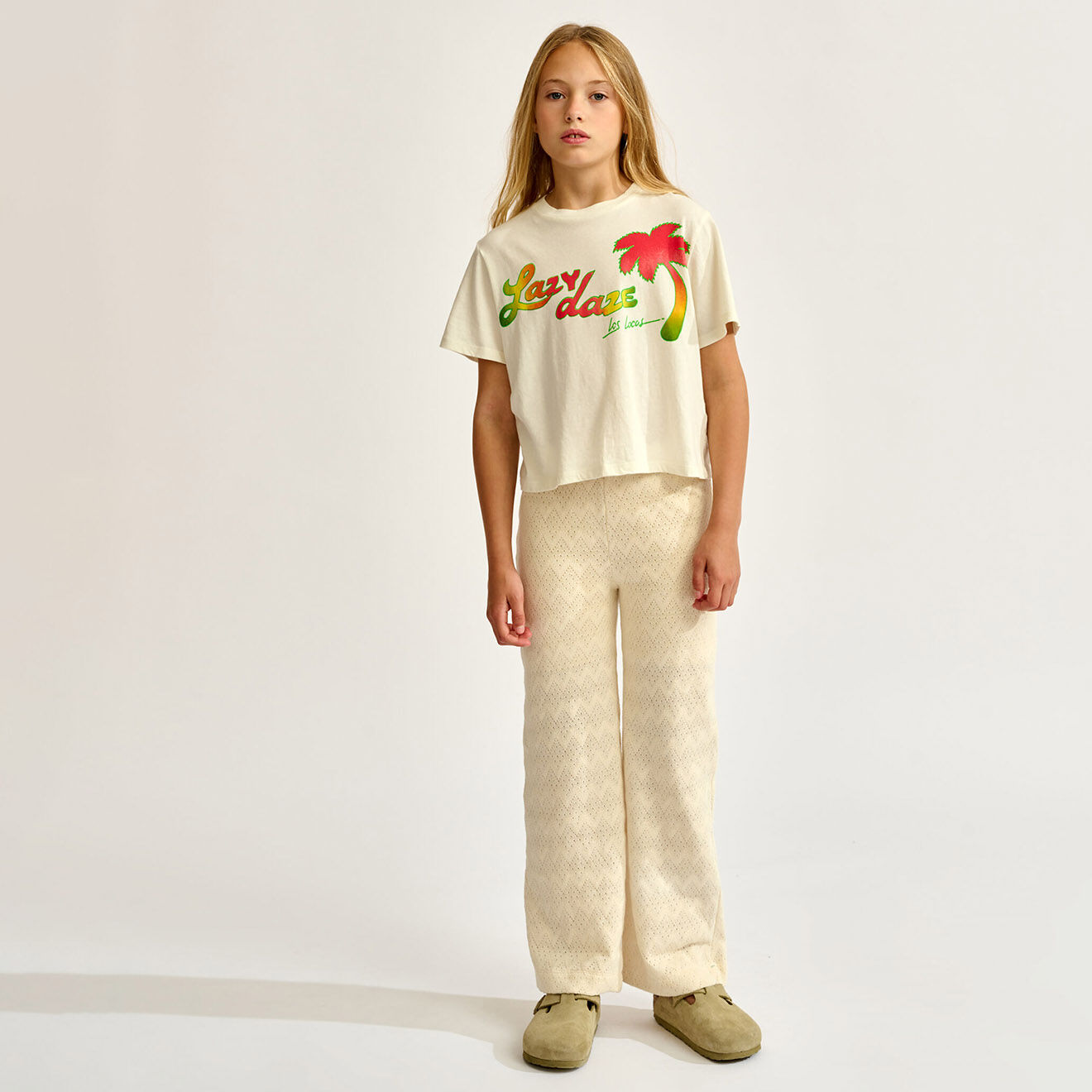 Bellerose T-Shirt 100% Coton Bio Argi écru