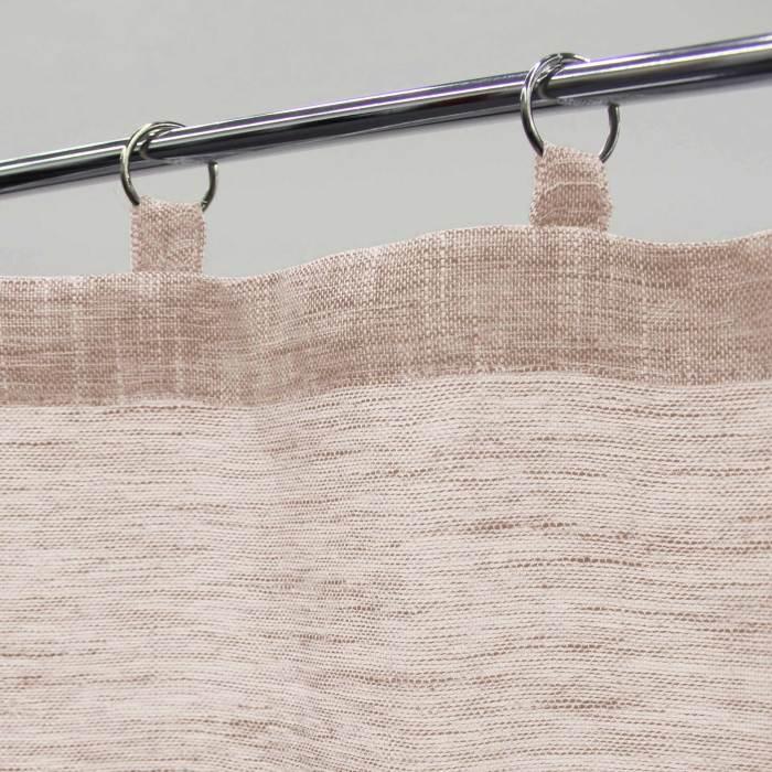 PAIRE DROITE ANNEAUX 2X60X160CM MILZA BEIGE