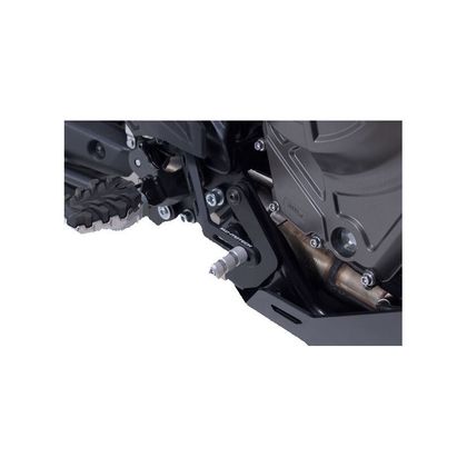 Kit sélecteur de vitesse et pédale de frein SW-MOTECH ALU - Noir