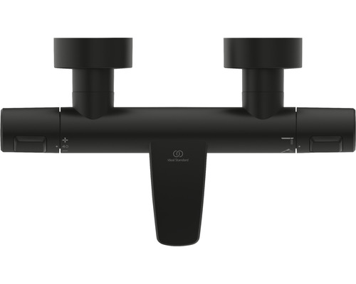 Ideal Standard badkraan met thermostaat CERATHERM T25 zijdezwart mat A7544XG