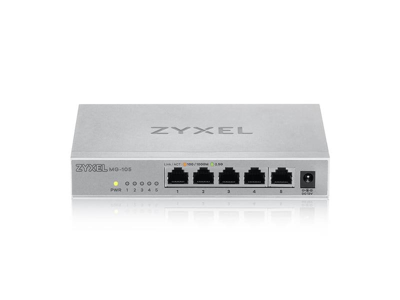 Zyxel Switch MG-105 5 Port Unmanaged 2.5-Gigabit-Switch