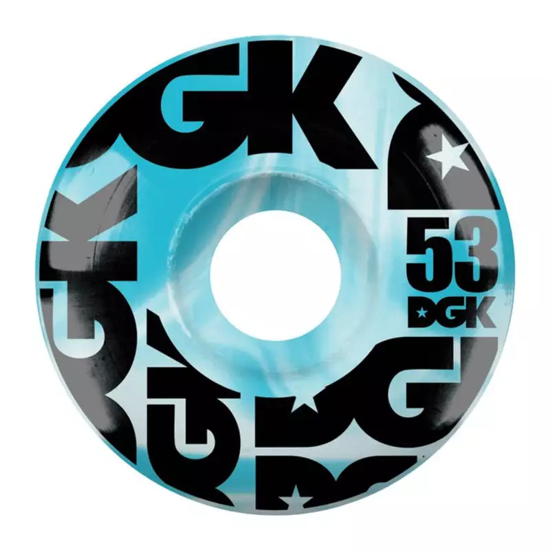 Roues skate DGK SKATEBOARDS (x4) Swirl Formula Bleu 101A 53mm