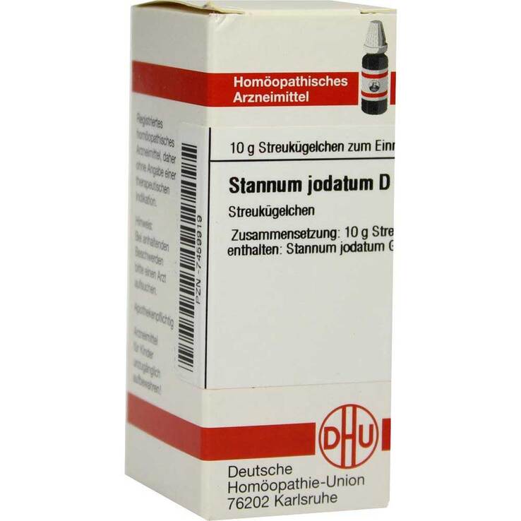 DHU Stannum jodatum D 12 Globuli, 10 g