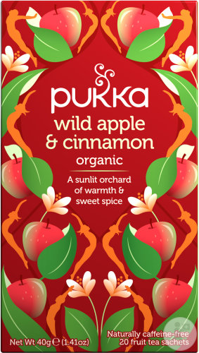 Pukka Herbs Infusion Biologique Pomme Sauvage Et Cannelle 20 Sachets