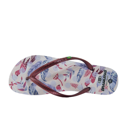 Chinelo de praia brasileiro, estampado 21 Eden