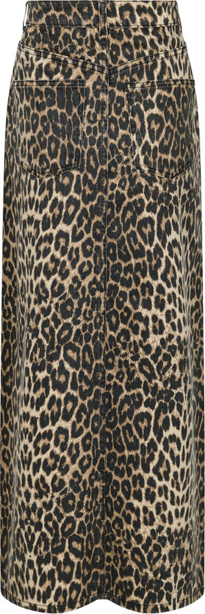 Neo Noir Frankie Leopard Skirt Leopard