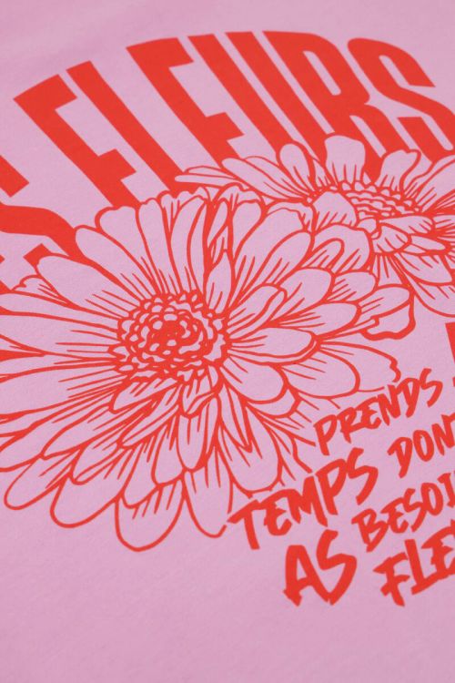 Lila T-shirt ''Les fleurs''