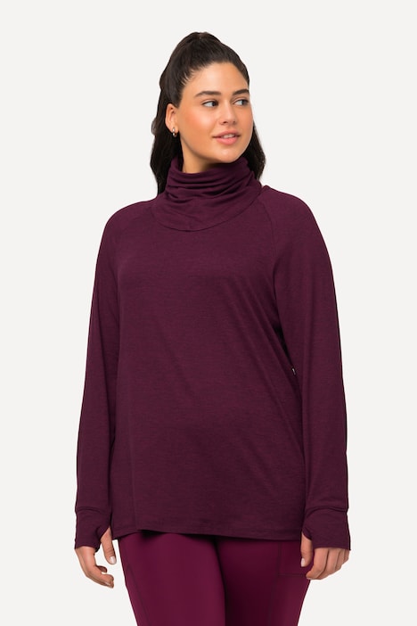 Sweater, Loop, Rundhals, Langarm, extraweich, Daumenloch