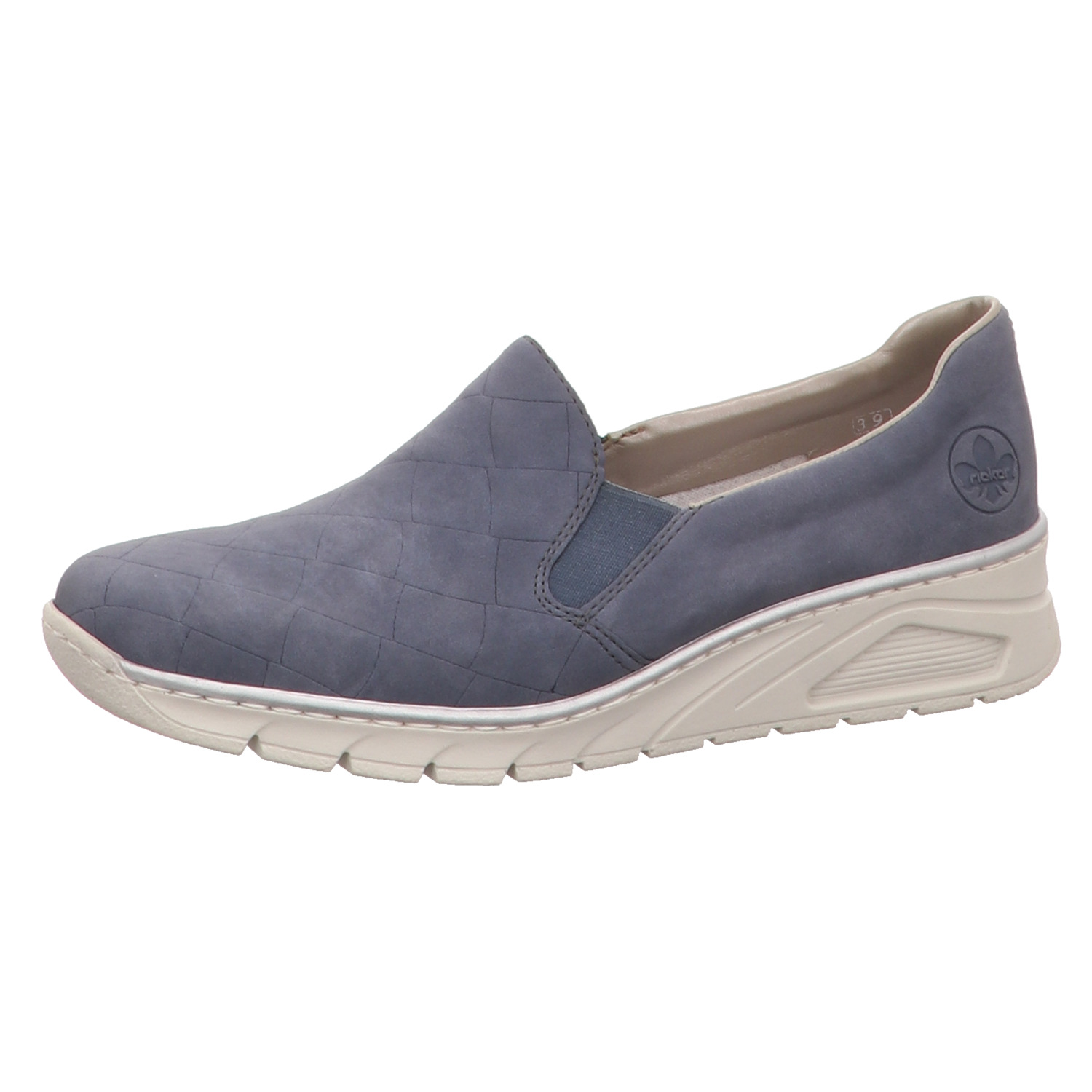 Rieker Slipper blau blau