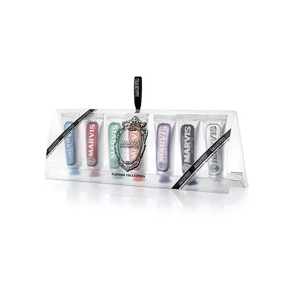 Conjunto de tubo de pasta de dente Marvis 7 x 25ml