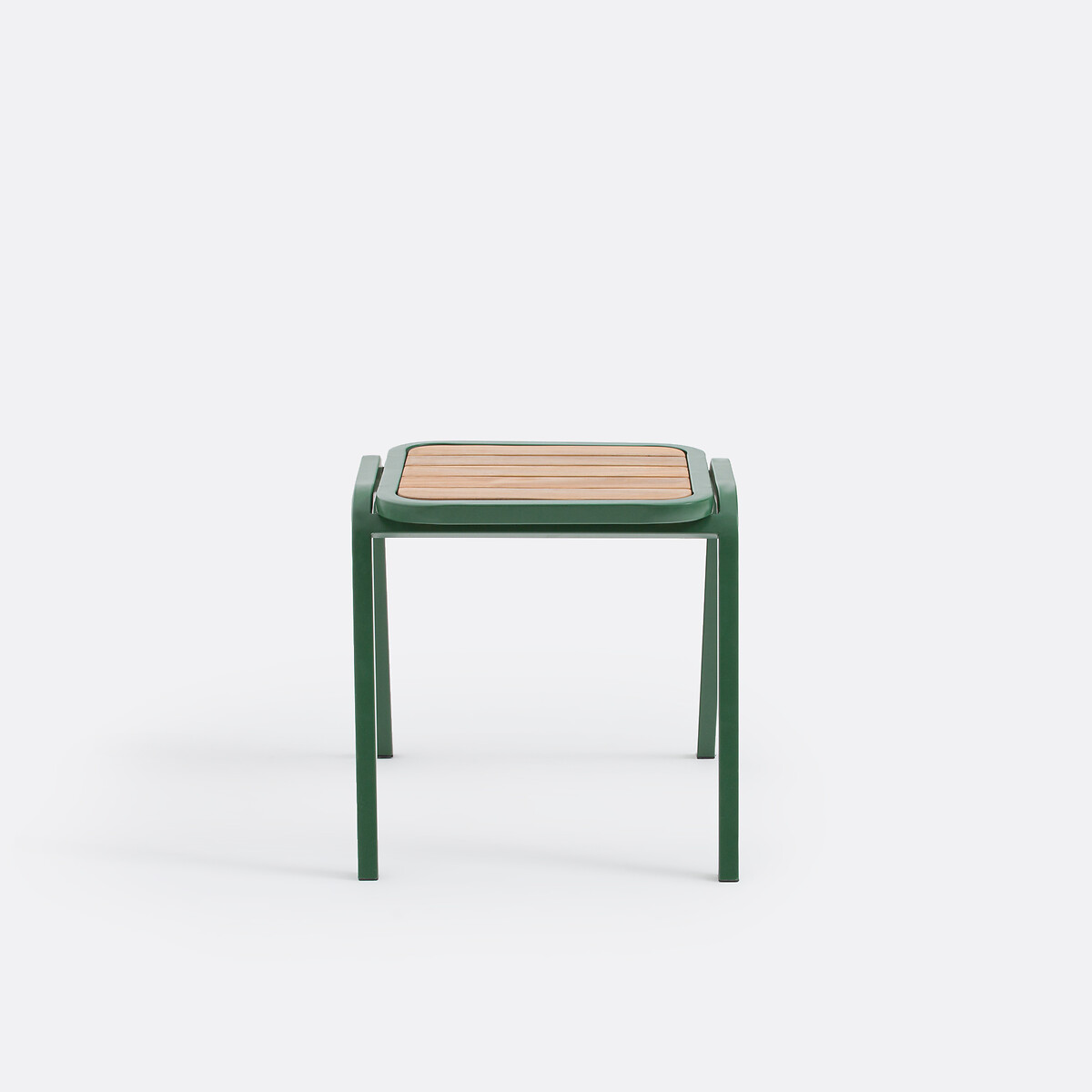LA REDOUTE INTERIEURS<br>Conjunto de 2 banquetas de acácia e metal, Sim sim