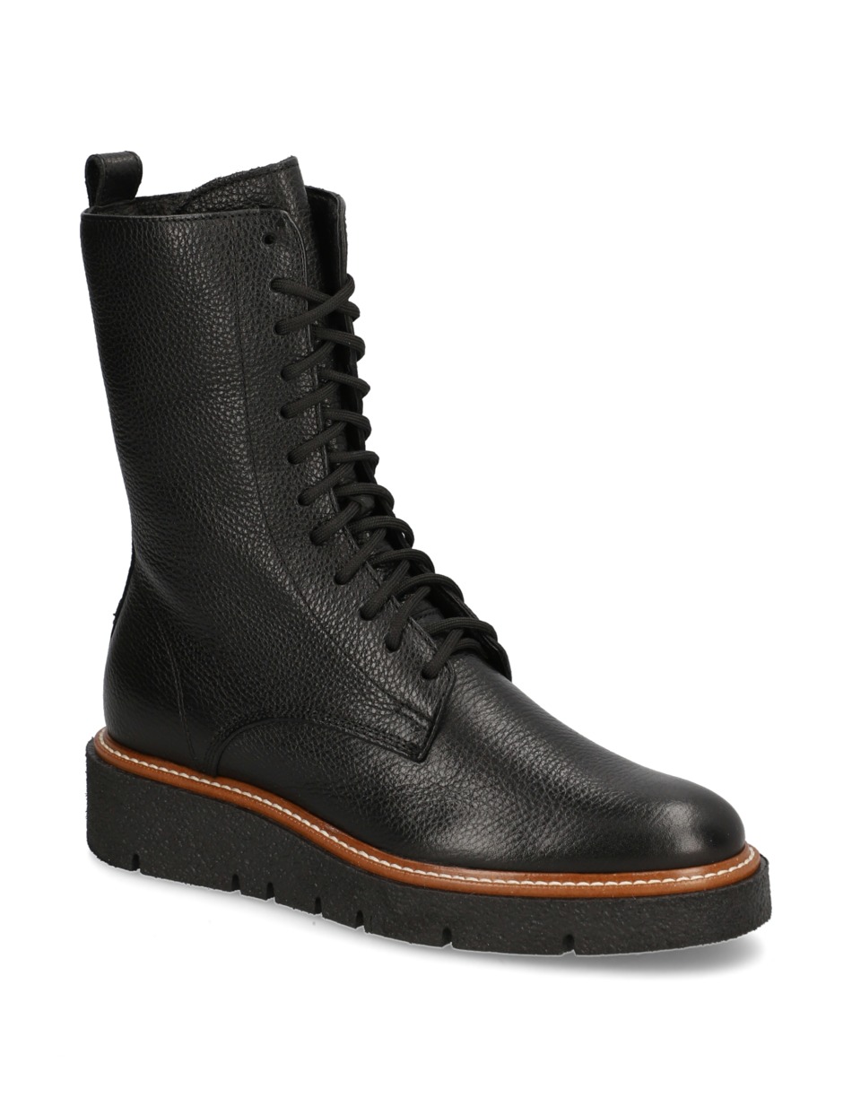 Glattleder Schnürboot