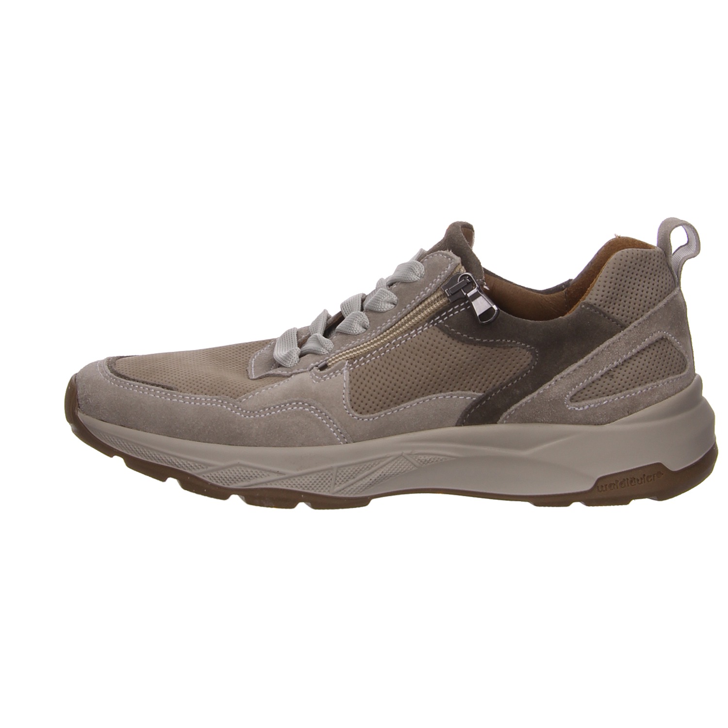 Waldläufer Schnürschuh grau grau