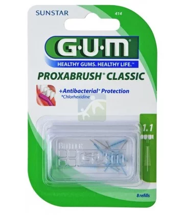 Brossette interdentaire GUM PROXABRUSH CLASSIC 1,1 mm - 8 unités