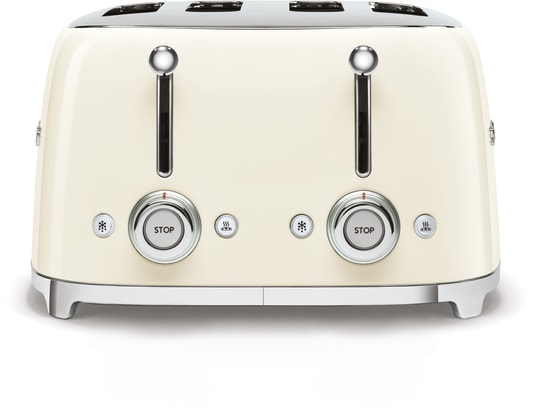 SMEG - Grille pain TSF03CREU 4 tranches crème