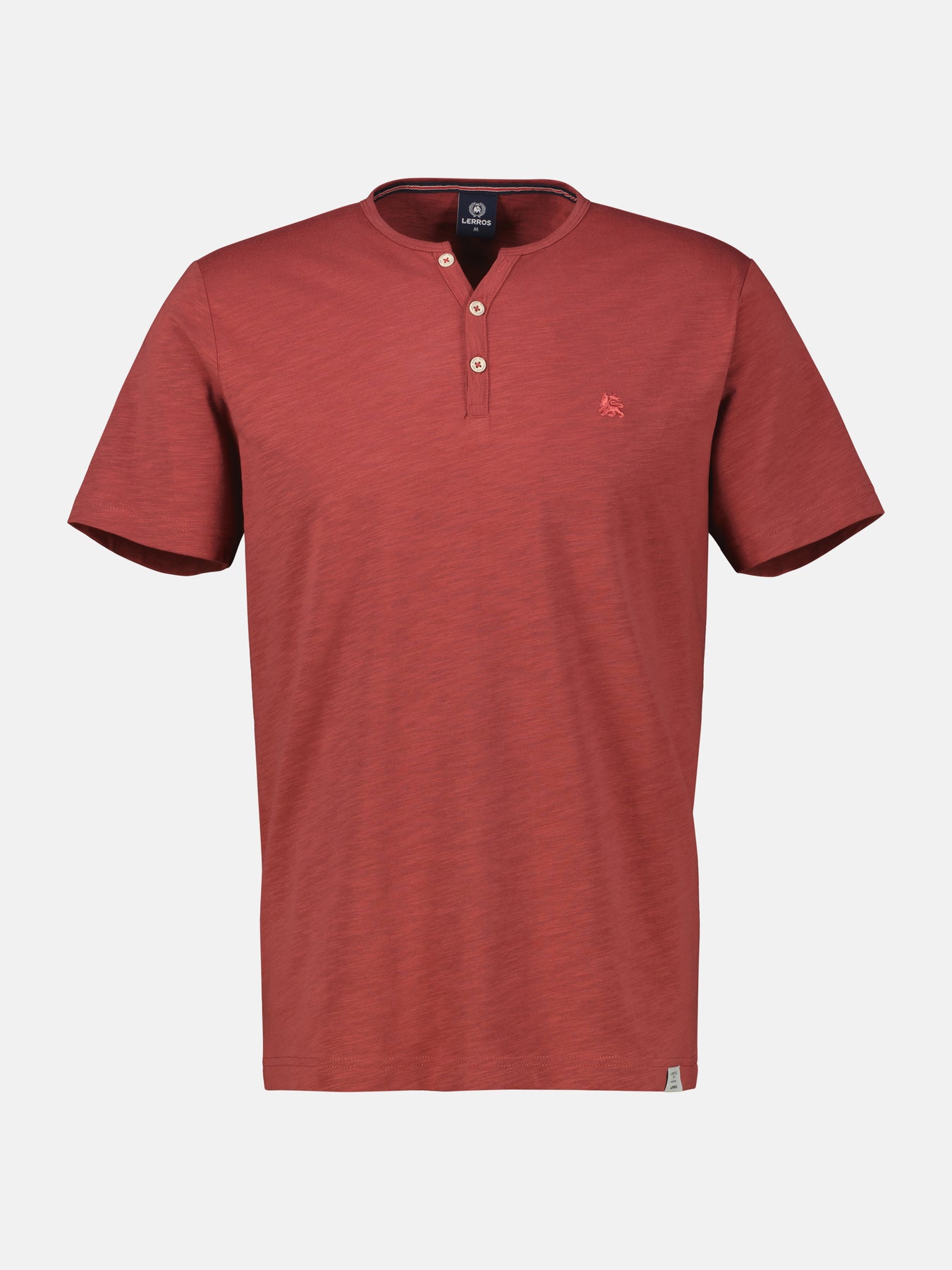 Unifarbenes Serafino-Shirt in Großen Größen