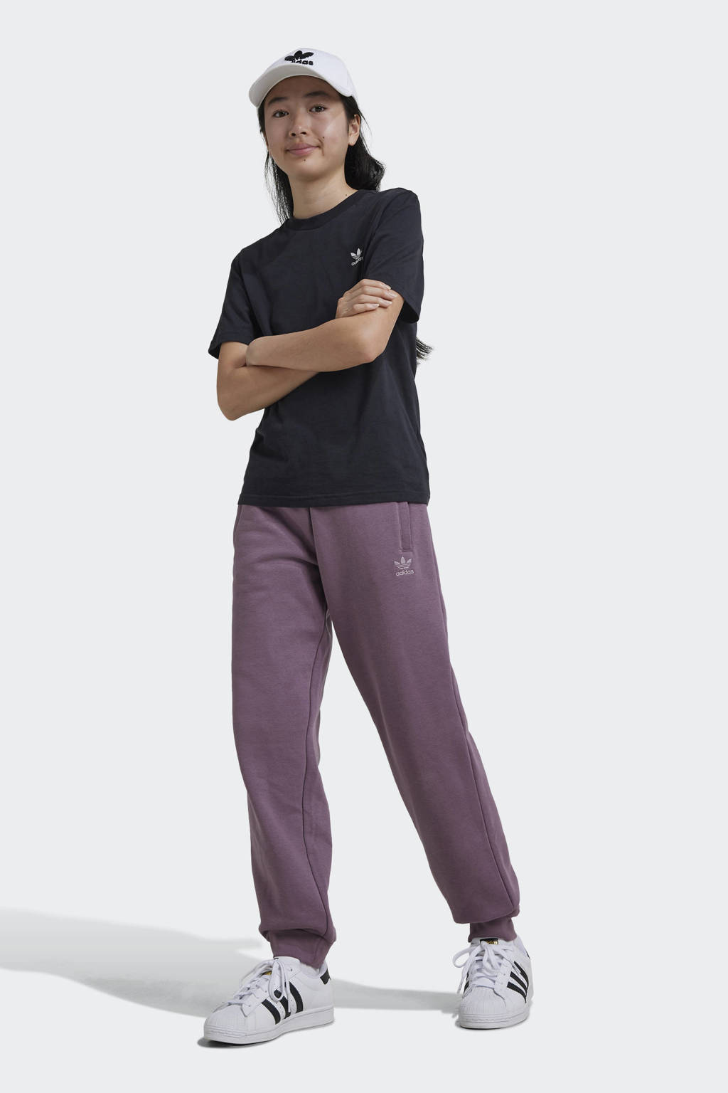 adidas joggingbroek paars