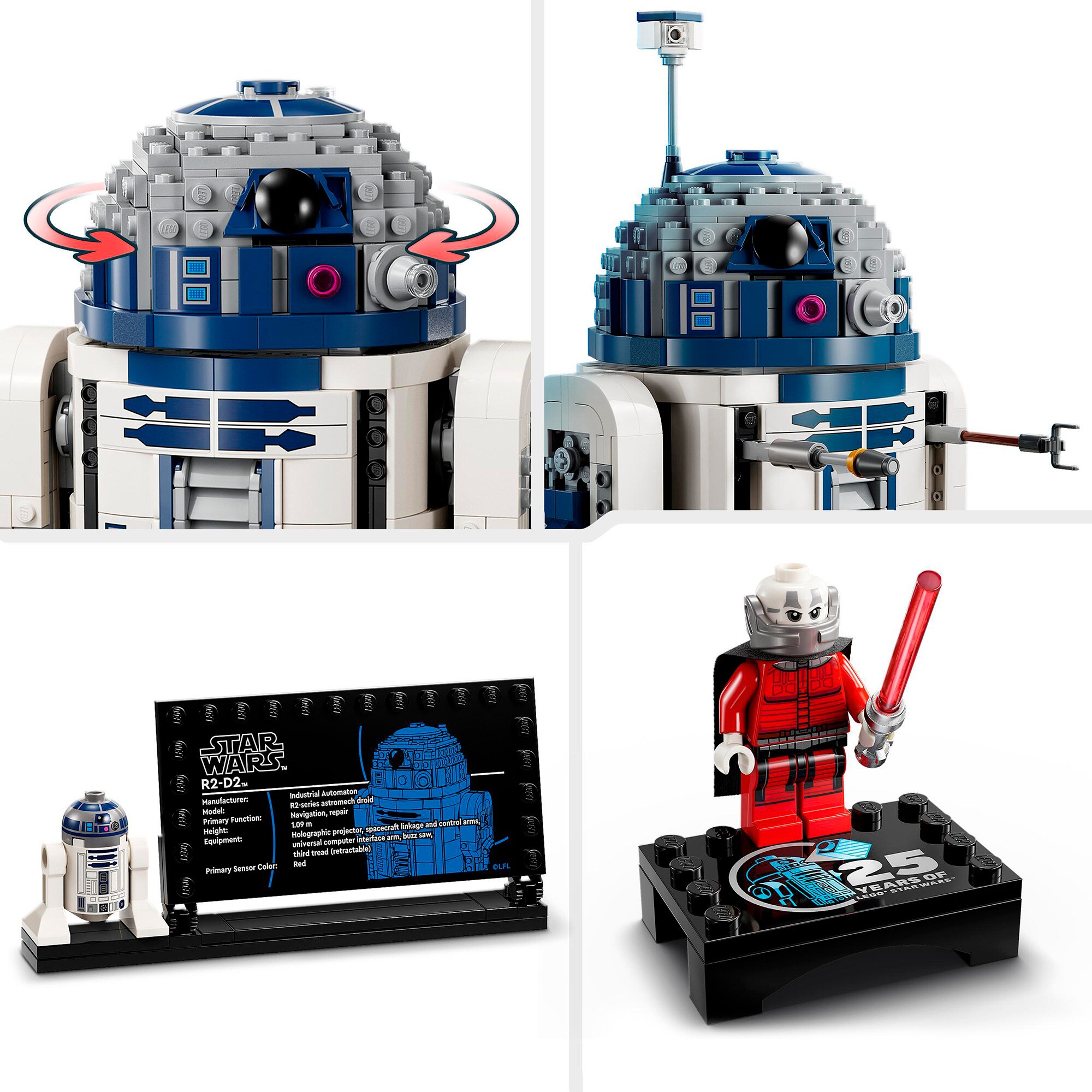 LEGO Konstruktionsspielzeug Star Wars R2-D2