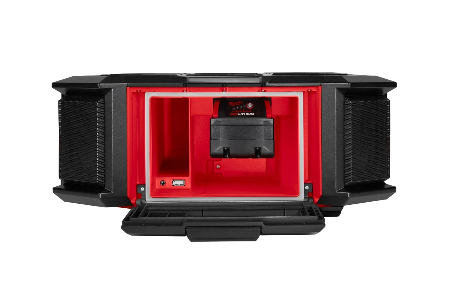 Milwaukee M18 PRCDAB -0 18V Li-Ion accu packout bouwradio body - DAB  - IP58