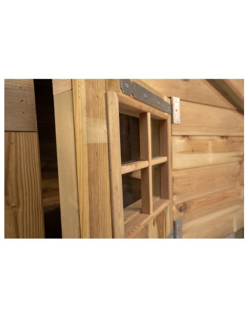 Voldux Dierenverblijf Romy Rechts - Dierenverblijf - 300x90x160 cm Naturel