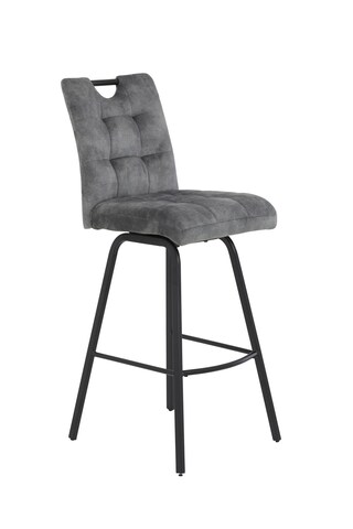 Barhocker Elena 43x109x59 cm Vintage anthrazit