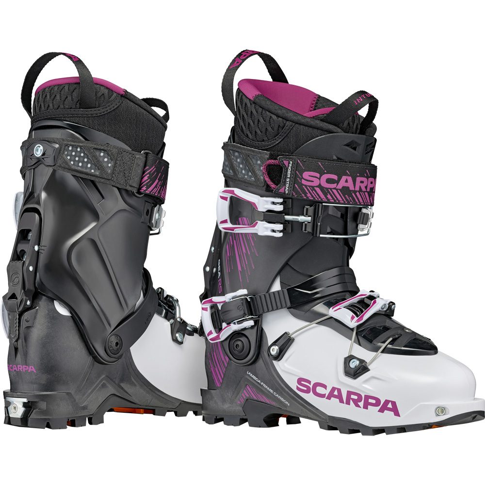 Scarpa Gea RS Touren Skischuhe Damen white black rouge