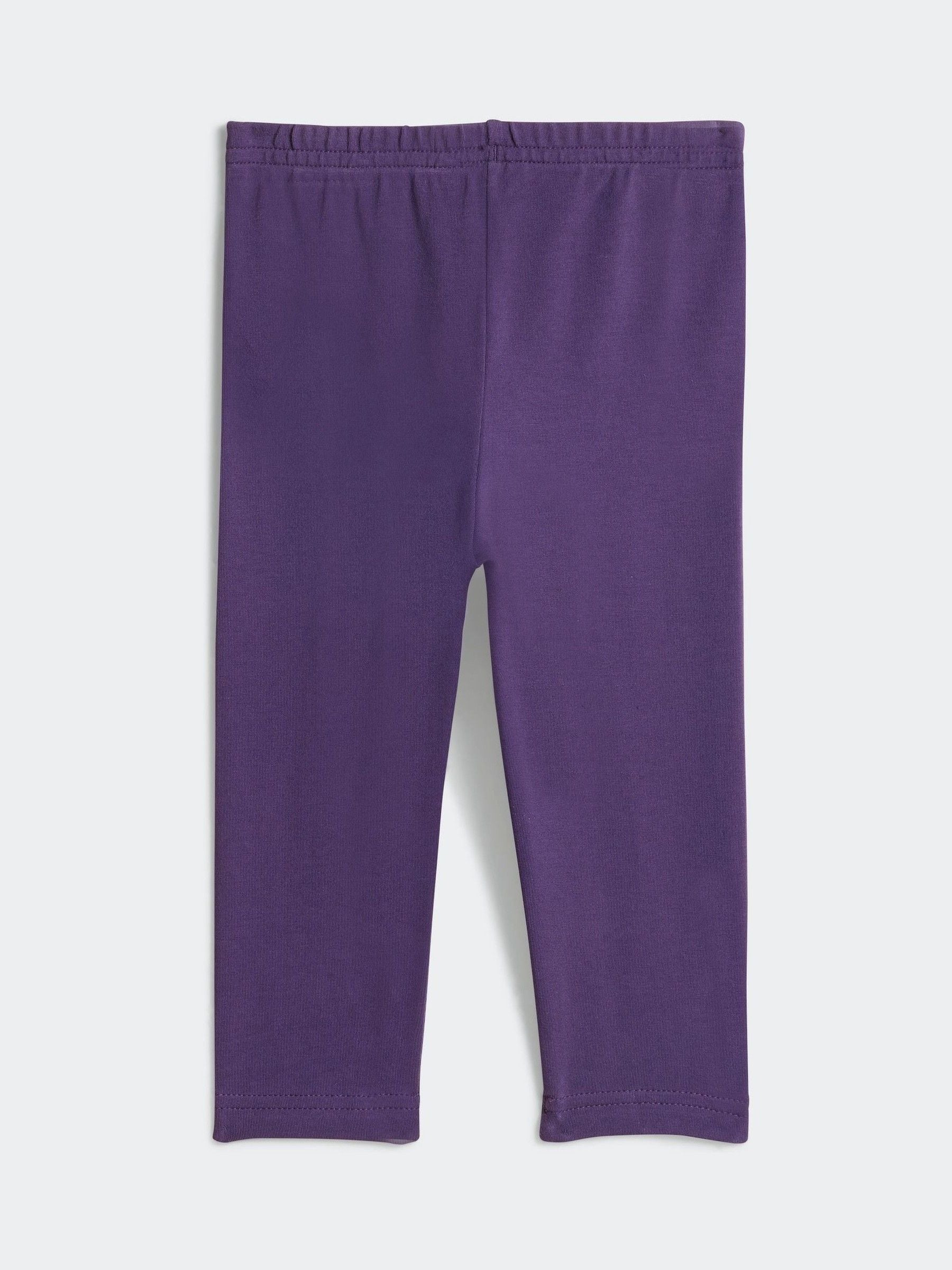 Paars - adidas Glam Zuigeling Sweatshirt en Leggings Set