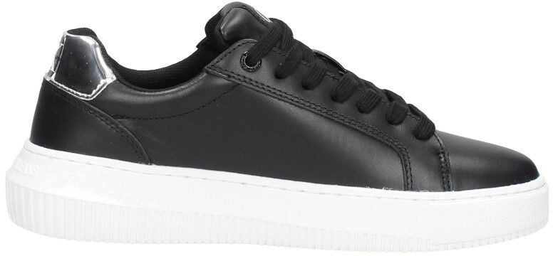 Calvin Klein Chunky Cupsole Mono Lth WN zwart