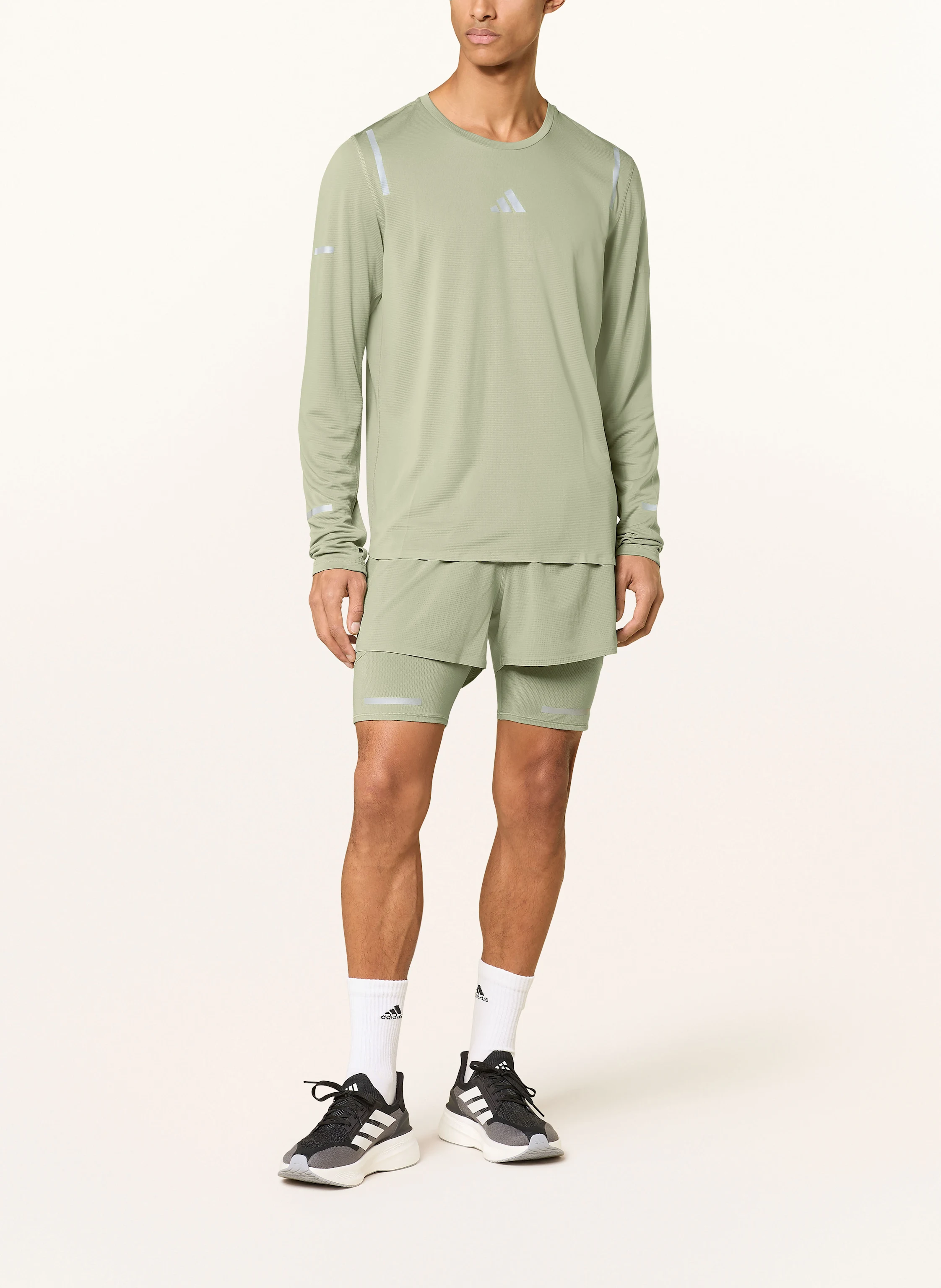 adidas 2-in-1-Laufshorts ULTIMATE HI VIS