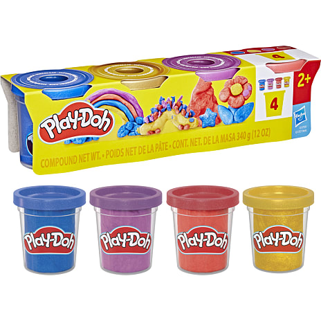 Play-Doh glimmer modellervoks 4 stk.