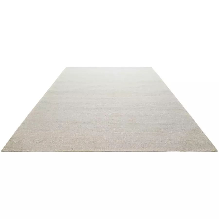 Green Looop Handweb-Teppich Nizza hellgrau