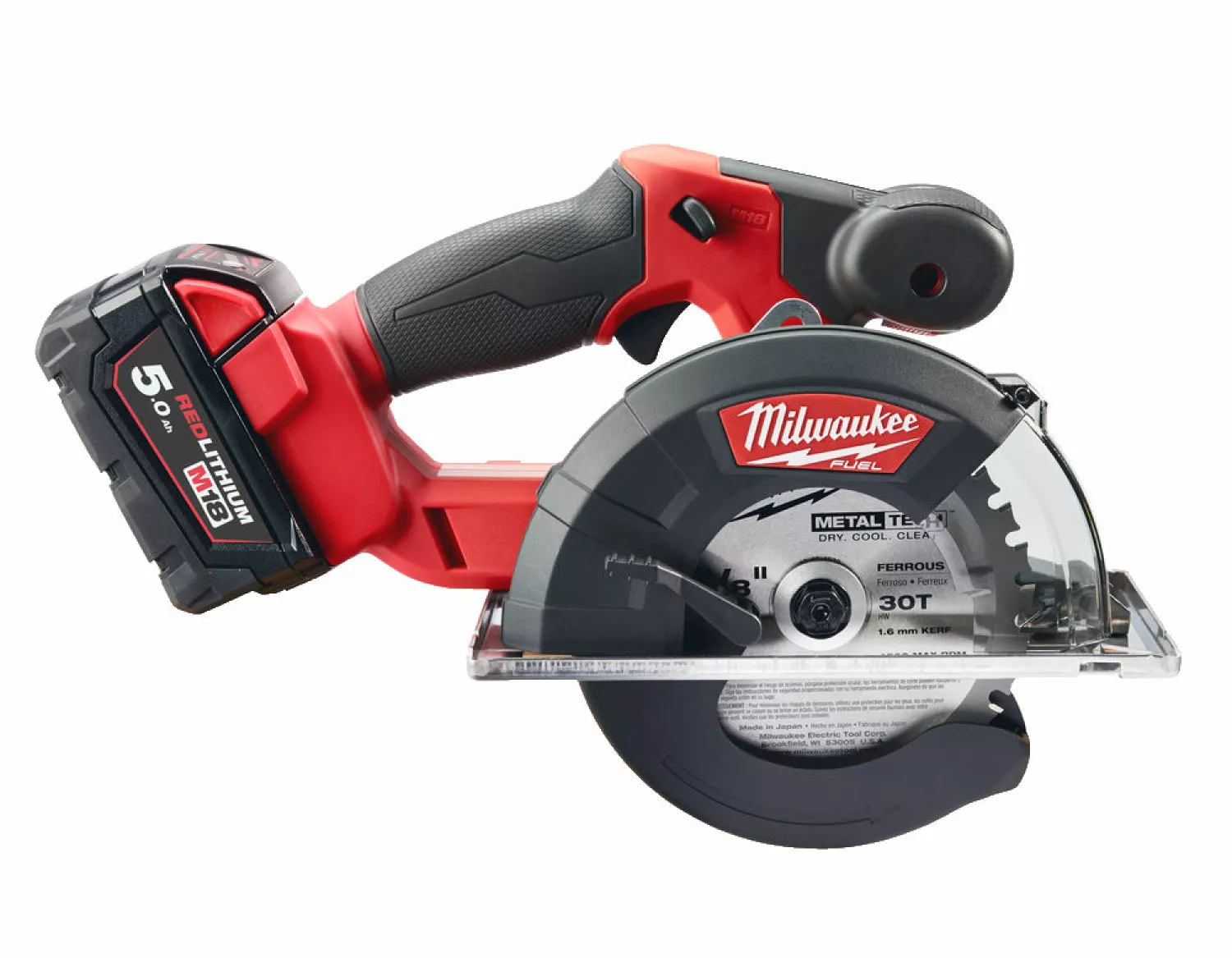 Milwaukee M18 FMCS-502X 18V Li-Ion accu Cirkelzaag set (2x 5ah accu) in HD Box -150 x 20 mm - koolborstelloos