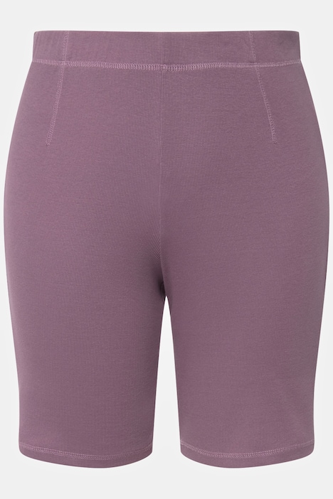 Yoga-Radler, Rippjersey, Slim, Biobaumwolle