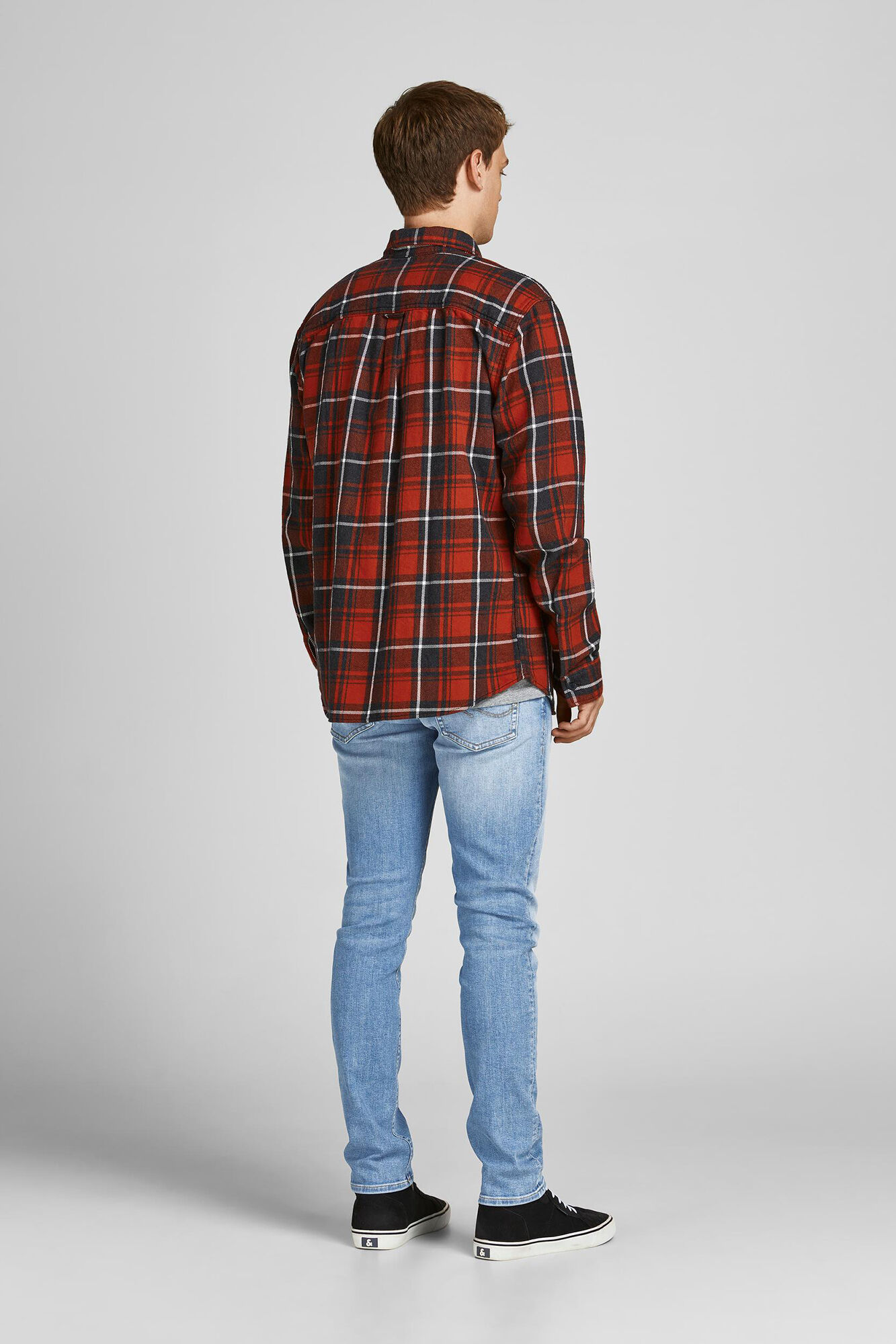 Calça jeans slim fit - azul médio