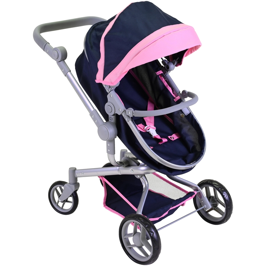knorr toys® Puppenwagen Boonk - Magic Unicorn blau