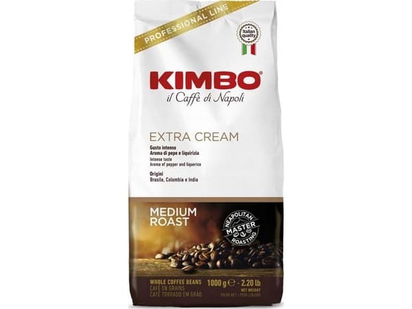 Kimbo Extra Cremeas kaffebønner 1 kg