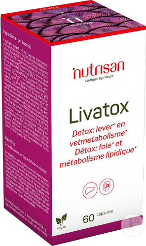 Nutrisan Livatox 60 Capsules Végétariennes