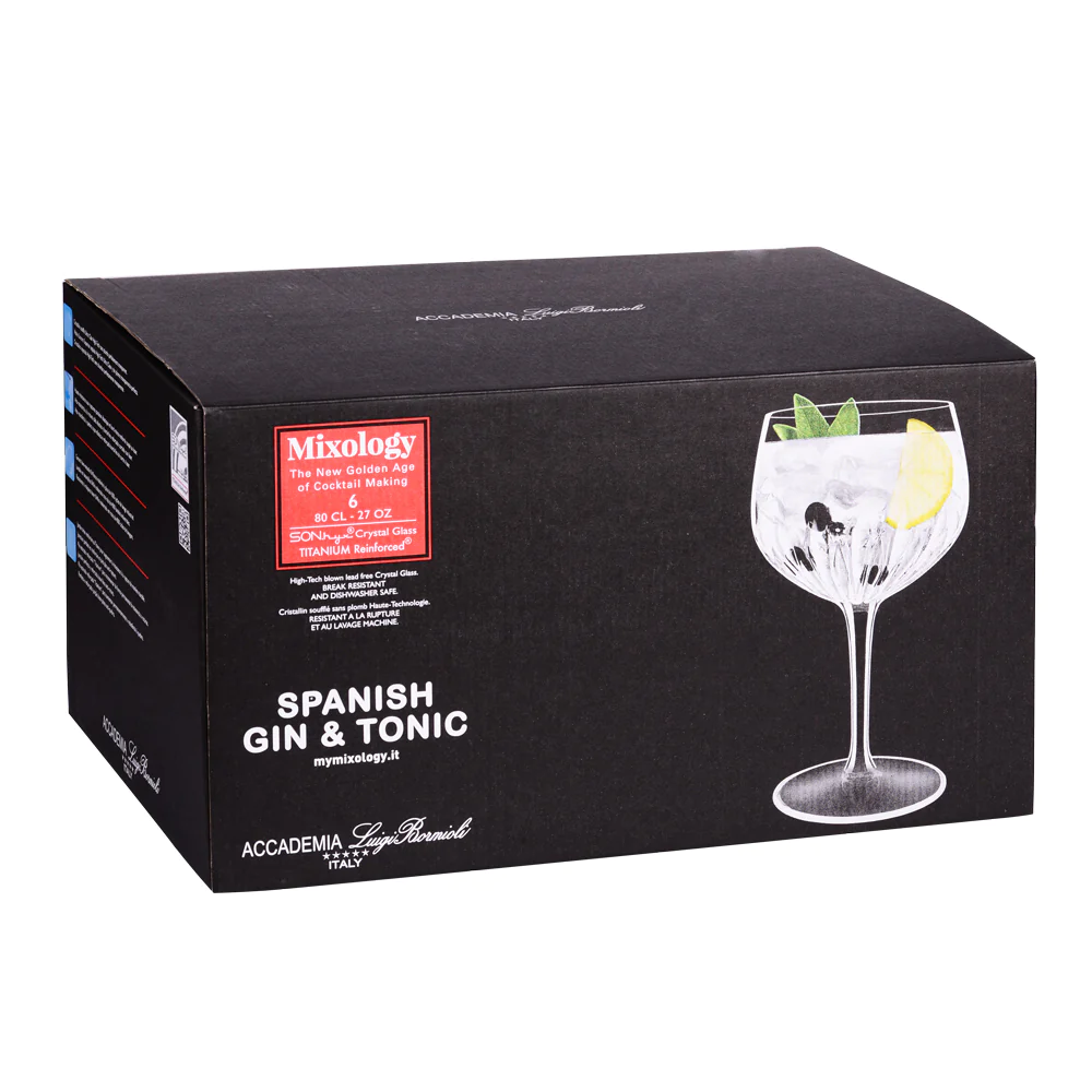 Verre à pied gin & tonic Mixology 80 cl (lot de 6) Bormioli Luigi