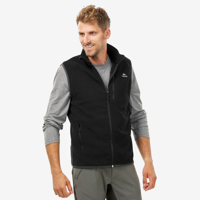 Decathlon Quechua - Colete de lã masculino Quechua MH120