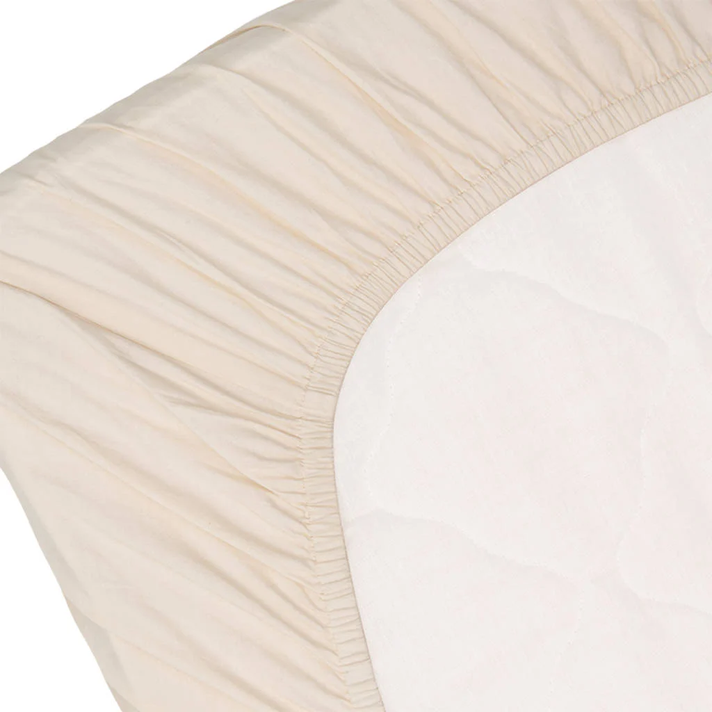 ledikant hoeslaken Off White