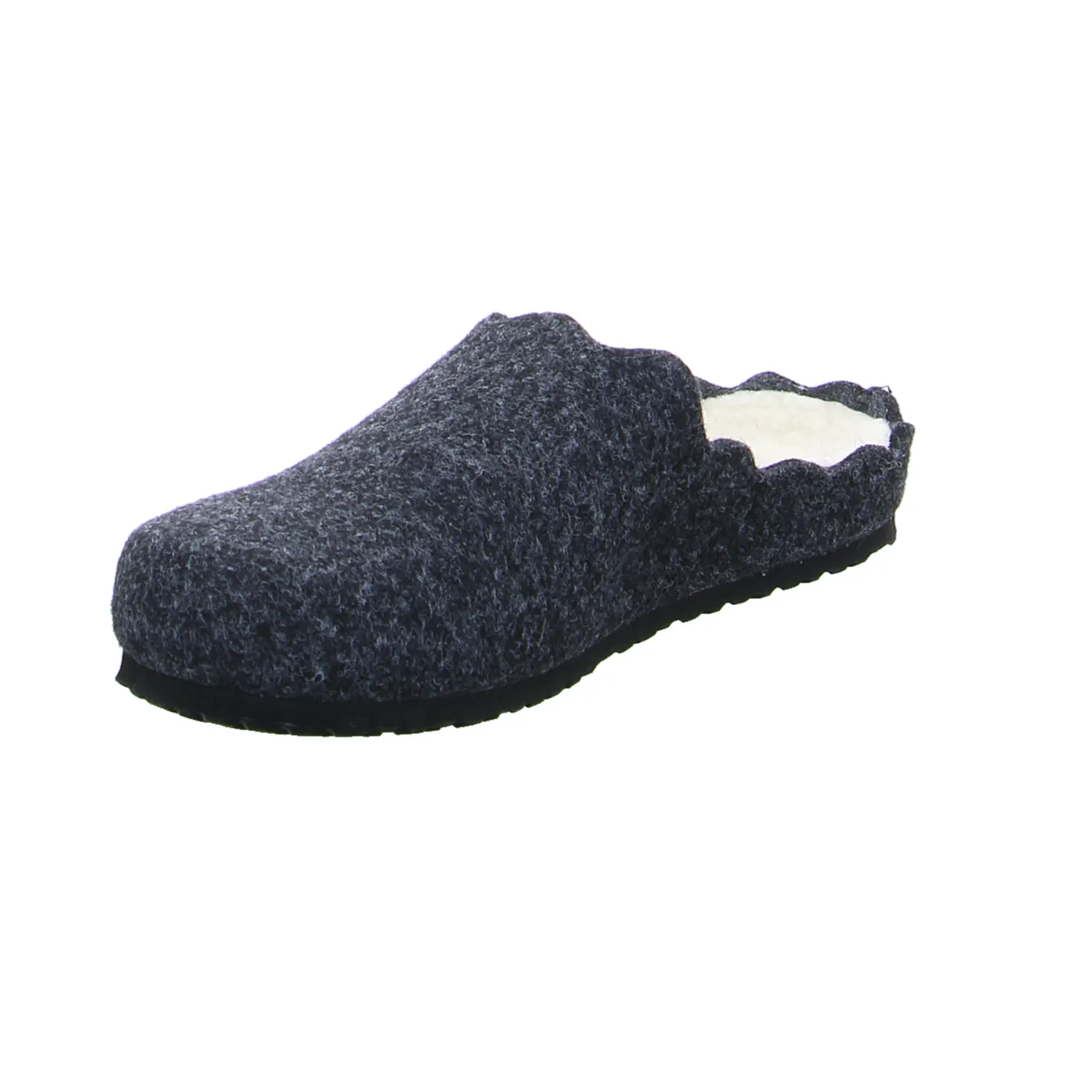 BIOLife Hausschuh Anthrazit Textil
