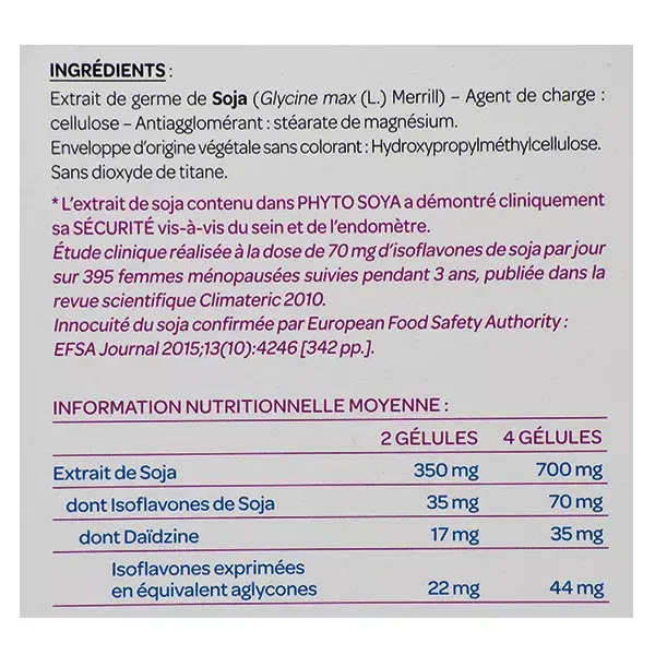 Arkopharma Phyto Soya Isoflavonas de Soja 180 cápsulas