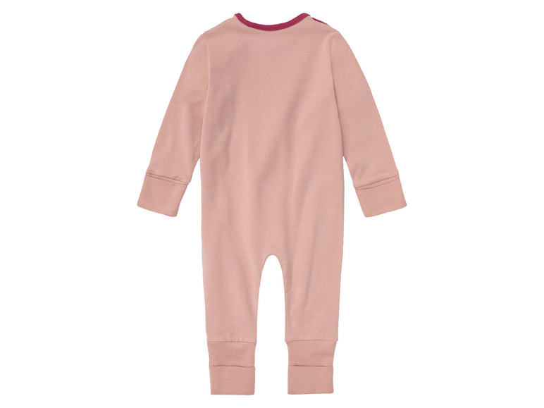 Baby meisjes / jongens slaapoverall met omkeerbaar voetdeel, met bio-katoen