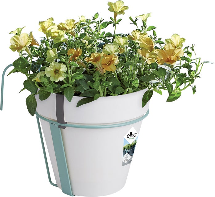 Elho balkonbak Loft Urban wit D 28 H 20 cm