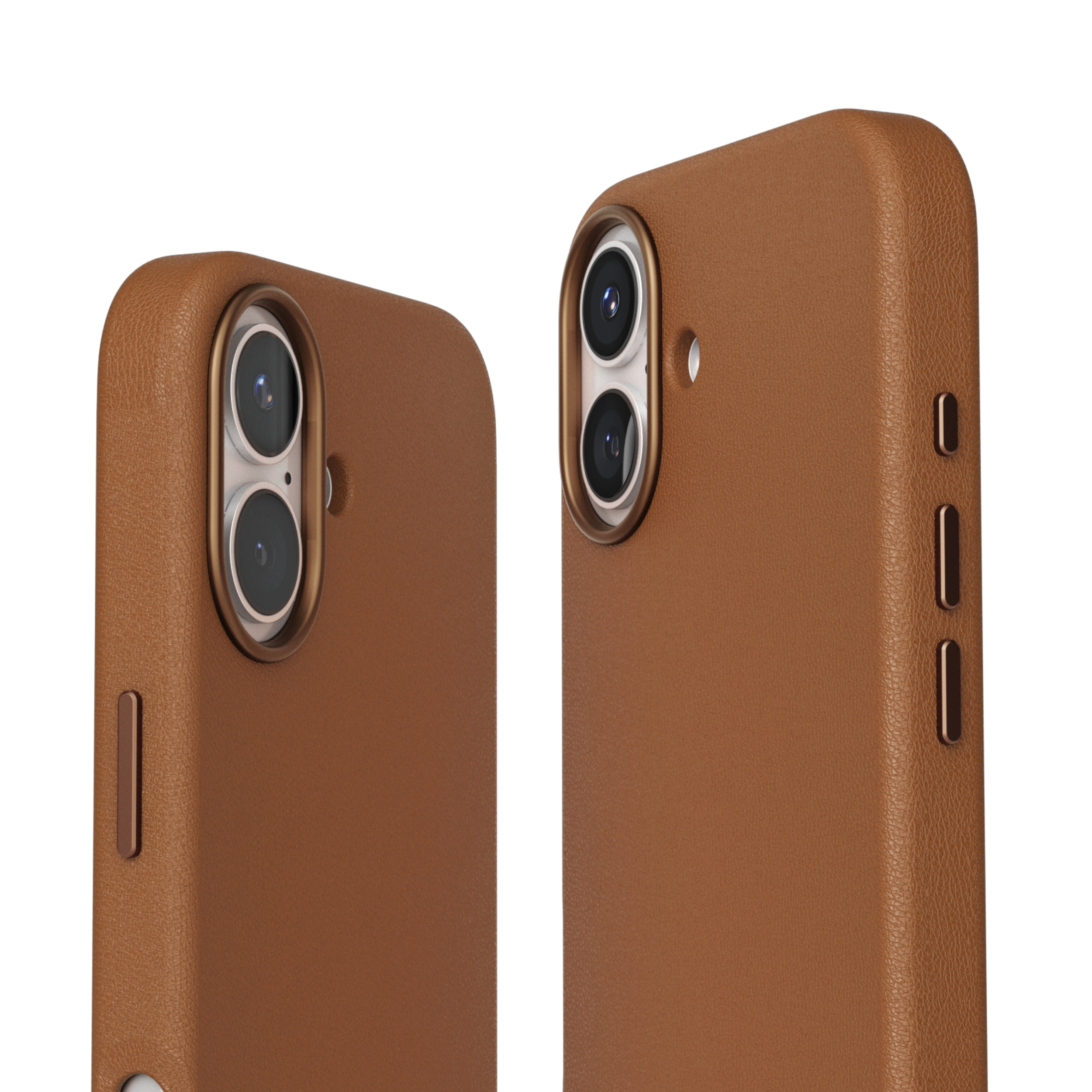iPhone 17 MagSafe Schutzhülle Like Leather Case aus Recycelten Materialien (ELC00020) - Braun