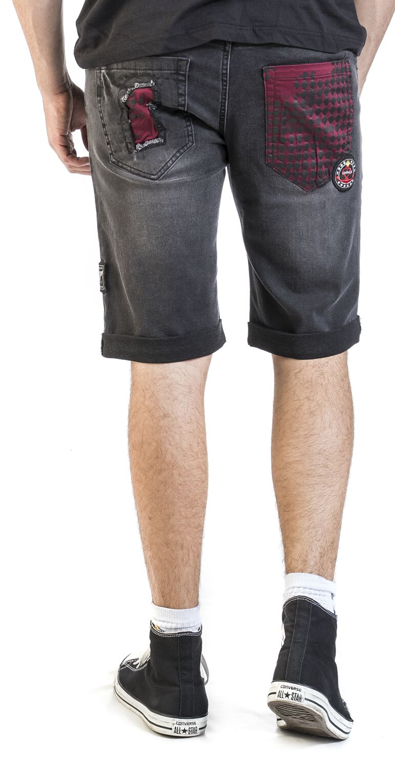Short Délavé | Rock Rebel by EMP Short