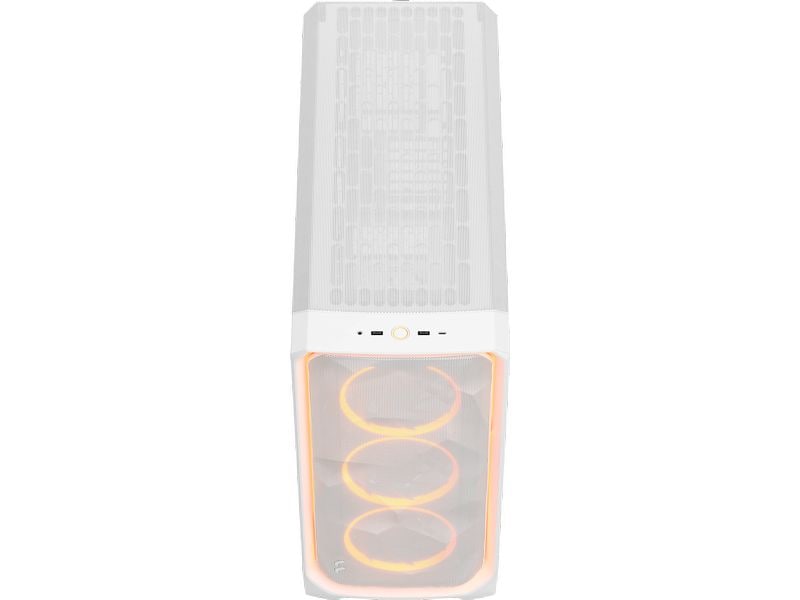 Fractal Design PC-Gehäuse Meshify 3 XL Ambience Pro RGB Whi Midi-Tower mit Sichtfenster